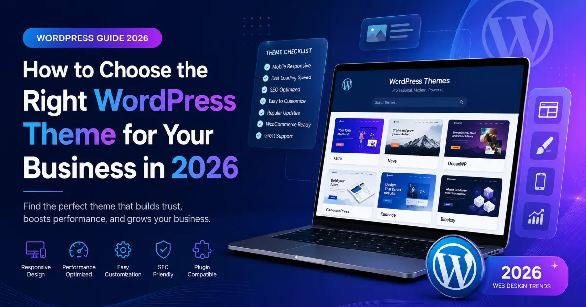 How to Choose the Right WordPress Theme for Your Business in 2026